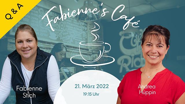 Andrea Hüppin im Gespräch mit Fabienne Stich in Fabienne’s Café: Q&A zu Tyrannenkindern, Helikopter-Eltern und moderner Erziehung